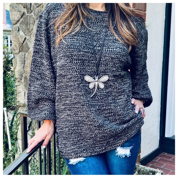 Paris Black leather chain Firefly Boho Necklace - Picture 2 of 4